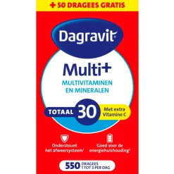 Dagravit Totaal 30 Multivitaminen en Mineralen Dragees New
