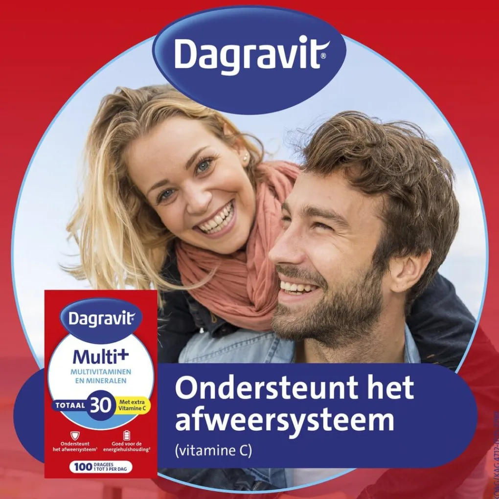 Dagravit Totaal 30 Multivitaminen Dragees New