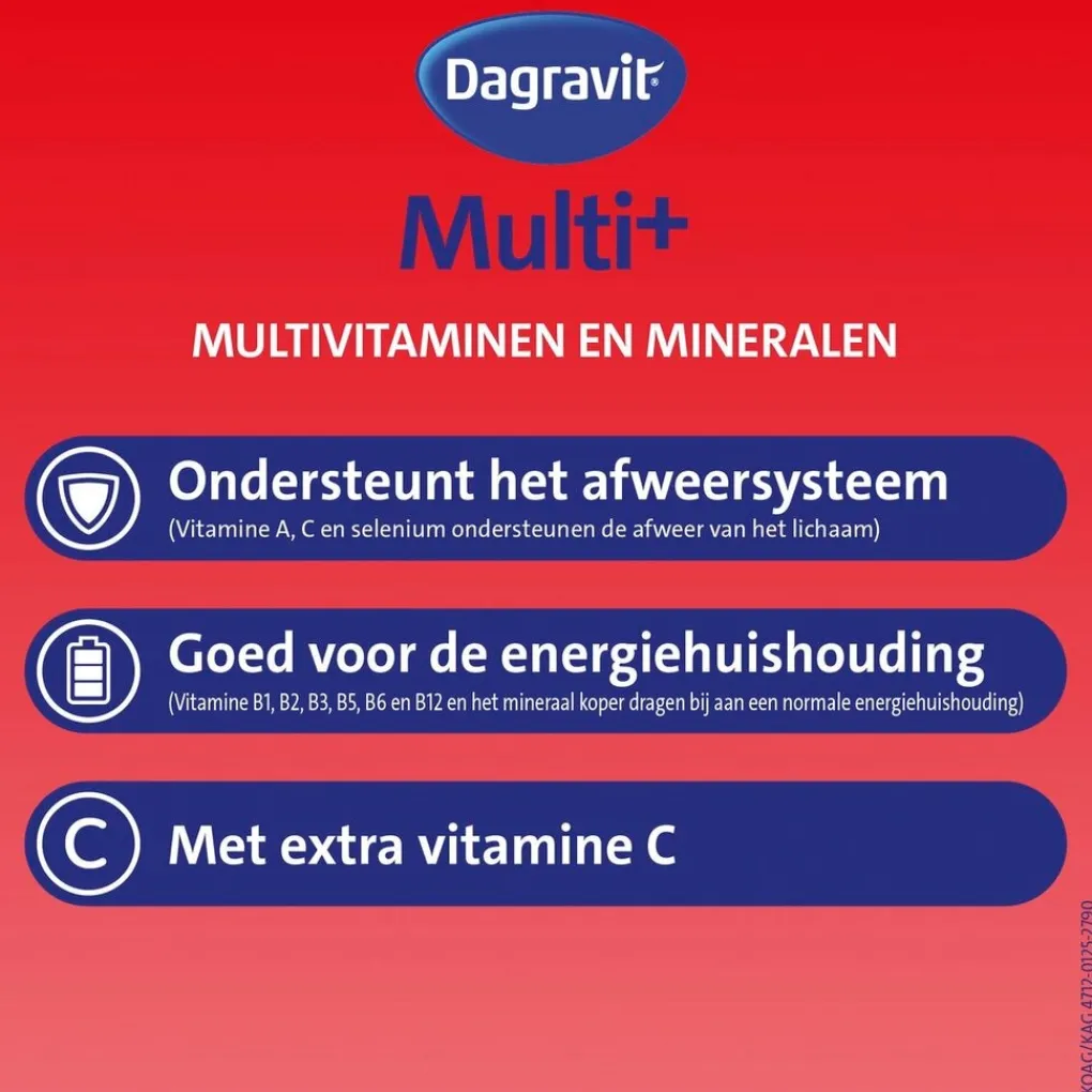 Dagravit Totaal 30 Multivitaminen Dragees New