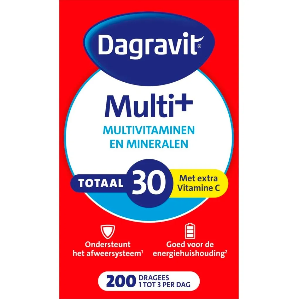 Dagravit Totaal 30 Multivitaminen en Mineralen Dragees