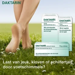 Daktarin Miconazolnitraat 20mg/g Crème bij Schimmelinfecties Sale