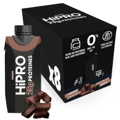 DANONE HiPRO Chocolade Proteïneshake Voordeelverpakking 8 x 330ml Online