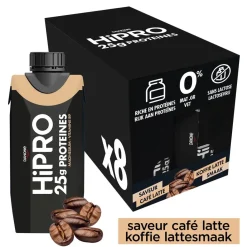 DANONE HiPRO Koffie Proteïneshake Voordeelverpakking 8 x 330ml Discount