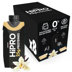 DANONE HiPRO Vanille Proteïneshake Voordeelverpakking 8 x 330ml Hot
