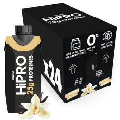 DANONE HiPRO Vanille Proteïneshake Voordeelverpakking 24 x 330ml Clearance