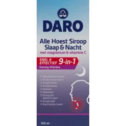 Daro Alle Hoest Siroop Slaap & Nacht Hoestsiroop Hot