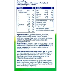 Davitamon Actifit 50+ Omega-3 Visolie Multivitamine & Mineralen Capsules Hot