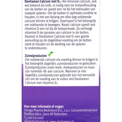 Davitamon Calcium met Vitamine D3 Pepermunt Kauwtabletten