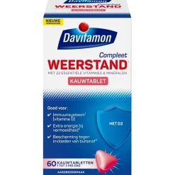 Davitamon Compleet Weerstand Aardbei Kauwtabletten Sale