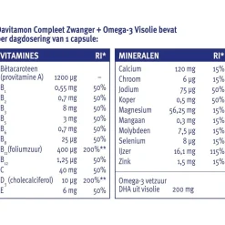 Davitamon Compleet Zwanger + Omega-3 Visolie Capsules Sale