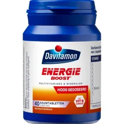Davitamon Energie Boost¹ Hooggedoseerde Bosvruchten Kauwvitaminen Clearance
