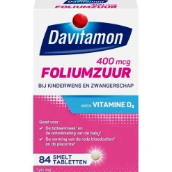 Davitamon Foliumzuur Extra Vitamine D3 Smelttabletten Best