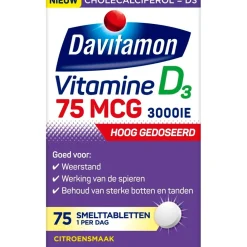 Davitamon Vitamine D3 75mcg Smelttabletten Best