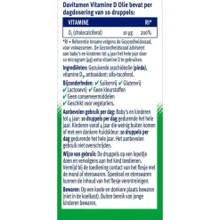 Davitamon Vitamine D Olie voor Baby en Kind Discount