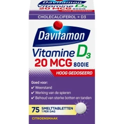 Davitamon Vitamine D Volwassenen Smelttabletten Online