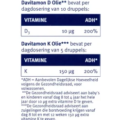 Davitamon Vitamine K en D Olie Hot
