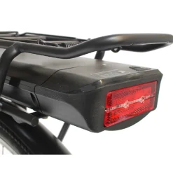 Degreaser dames ebike 45 cm 10.4 Ah 7sp zilver New