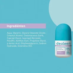 Deoleen 0% Sensitive Deodorant Roller Clearance