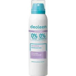 Deoleen 0% Sensitive Deodorant Spray Clearance