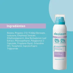 Deoleen 0% Sensitive Deodorant Spray Clearance