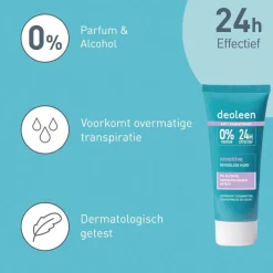 Deoleen Sensitive Antitranspirant Crème Outlet