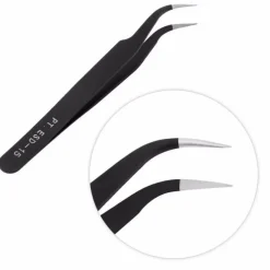 Dermarolling Black Tweezer - Wimperpincet ESD Discount