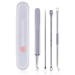 Dermarolling 4-Delige RVS Comedonenlepel Set Best