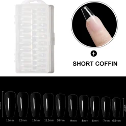 Dermarolling Nageltips Short Coffin Sale