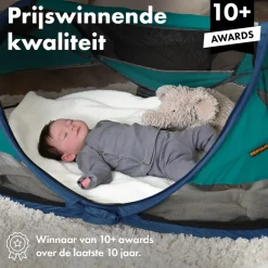 Deryan Baby Luxe Campingbedje Inclusief zelfopblaasbare matras Hot