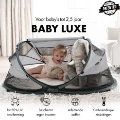 Deryan Baby Luxe Campingbedje Inclusief Zelfopblaasbare Matras Hot