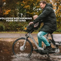 Deryan Bike-a-way Jepp/Mini Fiets Regenhoes Warme Jas En Windbreaker + regenponcho Clearance