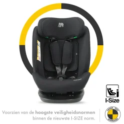 Deryan Clyde I-Size Autostoel 40 tot 150 cm Groep 0 1 2 3 Gordelbevestiging Outlet