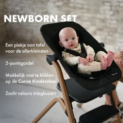 Deryan Curve Luxe Meegroei Kinderstoel Met Wipstoel & Inlegkussen Outlet