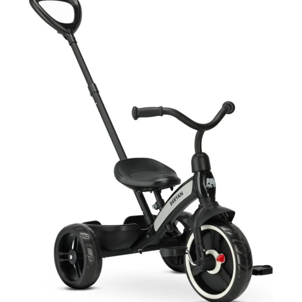 Qplay Deryan Driewieler Loopfiets met Duwstang New