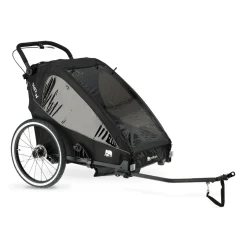 Deryan Fietskar V2 Wandelwagen en hardloopkinderwagen 2 persoons Clearance