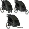 Deryan Fietskar Wandelwagen en hardloopkinderwagen 1 persoons Best