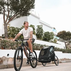 Deryan Fietskar Wandelwagen en hardloopkinderwagen 1 persoons Best
