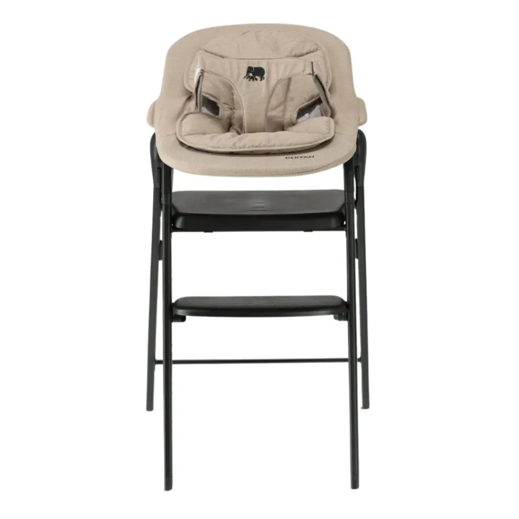 Deryan Luxe Kinderstoel Met Inklapbare Nougat Bouncer Zwart Discount