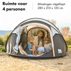 Deryan Luxe Pop Up Tent 2000MM waterkolom