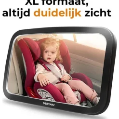 Deryan Luxe XL Autospiegel Verstelbaar Clearance