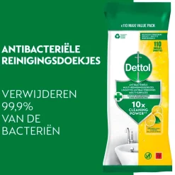 Dettol Power & Fresh Citrus Multi-reinigingsdoekjes Clearance