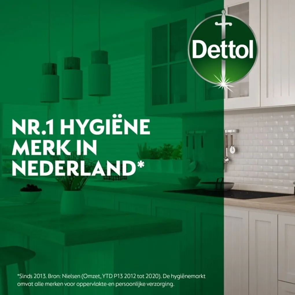Dettol Power & Fresh Katoenfris Allesreininger Hot