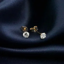 Di Lusso 14K Gouden Oorstekers – 0.25 ct Lab Grown Diamant Outlet