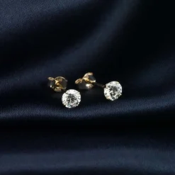 Di Lusso 14K Gouden Oorstekers – 0.40 ct Lab Grown Diamant Clearance