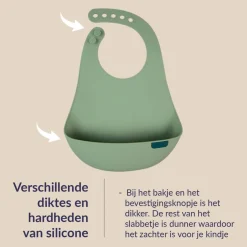 Difrax LOVI Slabbetje van Siliconen New