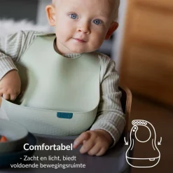 Difrax LOVI Slabbetje van Siliconen Best