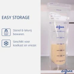 Difrax Moedermelk bewaarzakjes - 40 stuks Clearance