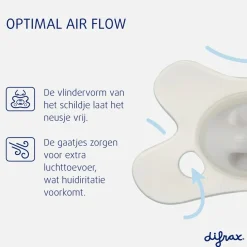 Difrax Pure Natural 0-6 maanden Fopspeen New