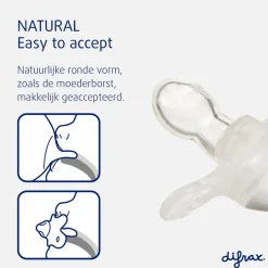 Difrax Pure Natural 0-6 maanden Fopspeen New