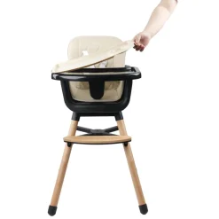 Ding Daily Beige Houten Kinderstoel Clearance